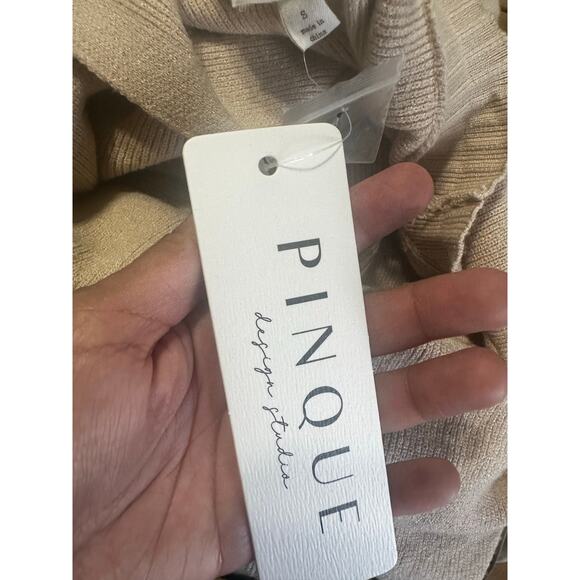 Pinque Oatmeal Long Button Vest – New With Tags - Picture 8 of 11